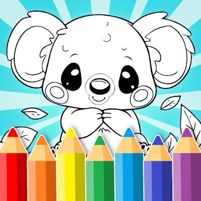 Cute Animals Coloring For Kids